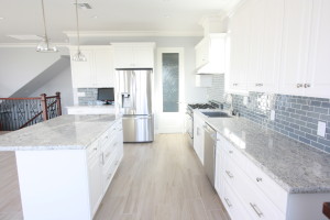 white painted cabinets